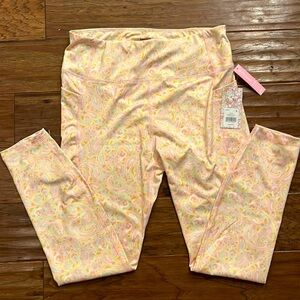 Kenzie bubblegum Paisley leggings